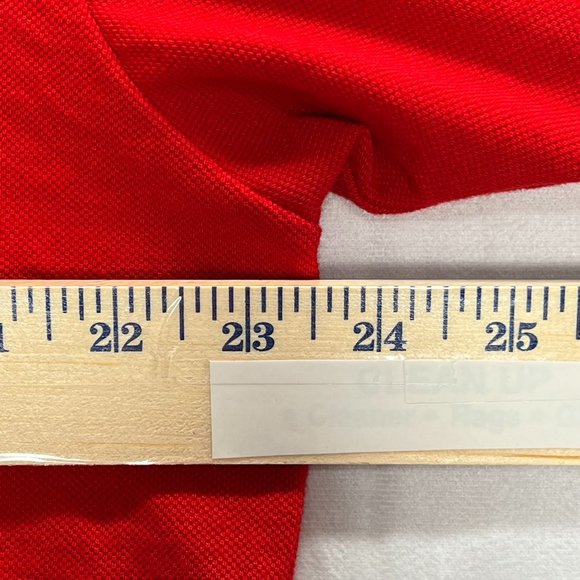 Carla Craft Polo Shirt Men's XXL Red 100% Egyptian Cotton Hieroglyph Embroidery - Picture 9 of 10